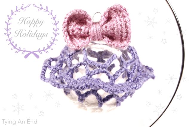 [Free Crochet Pattern] Daisy Christmas Ornament by Tying An End