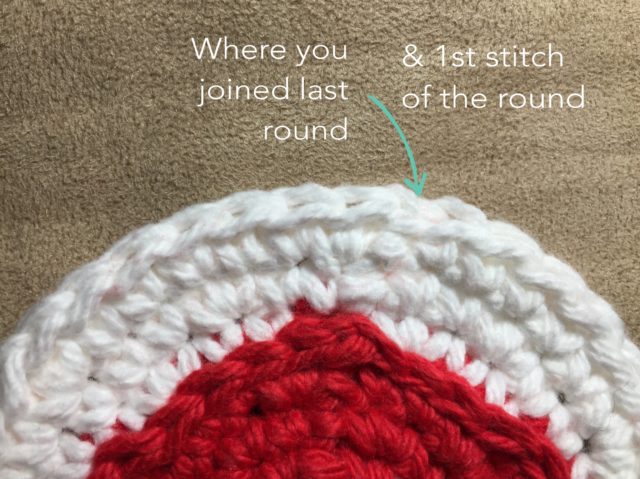 [How to Crochet] Invisible Join when you are working in round with multiple colors