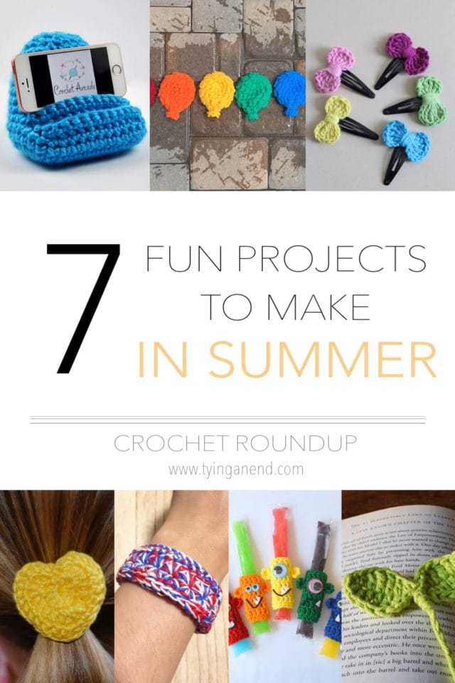 Who's ready for to have some fun this summer?! I've put together cute and easy projects to make! 7 Fun Summer Projects Roundup by Tying An End