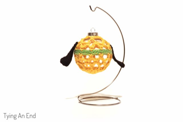 [Free Crochet Pattern] Disney series Christmas ornament: Crochet Pluto Christmas Ornament! Check out my blog for other characters!