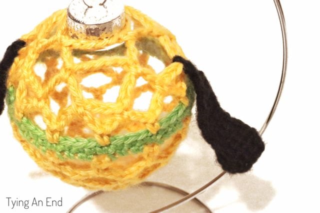 [Free Crochet Pattern] Disney series Christmas ornament: Crochet Pluto Christmas Ornament! Check out my blog for other characters!