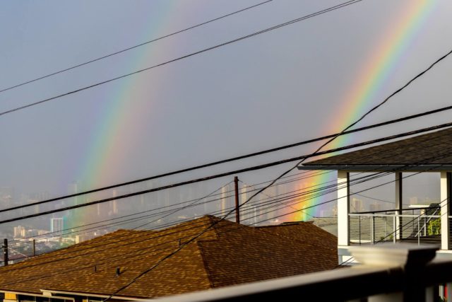 rainbows everywhere in Hawaii