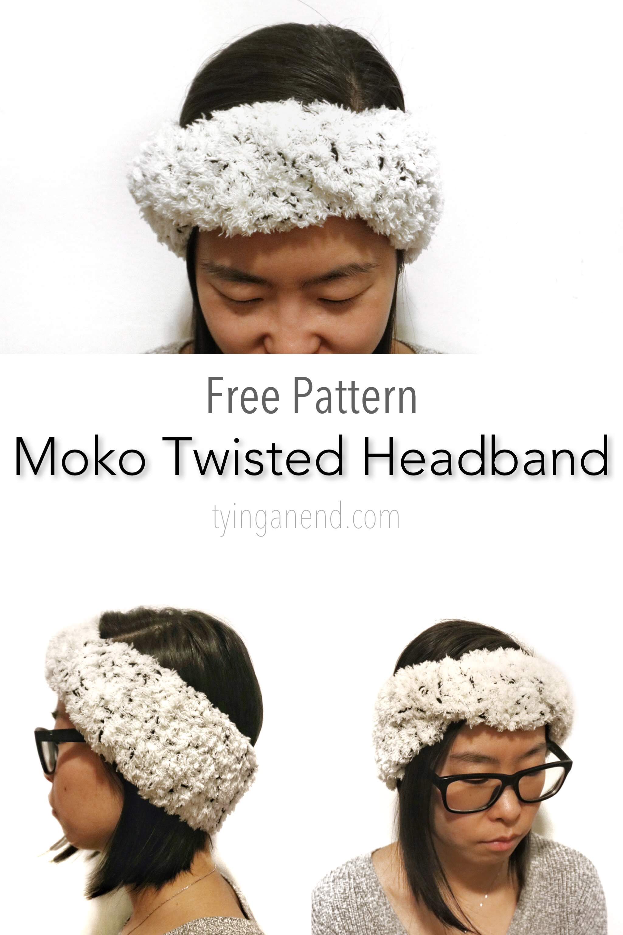 crochet twisted headband