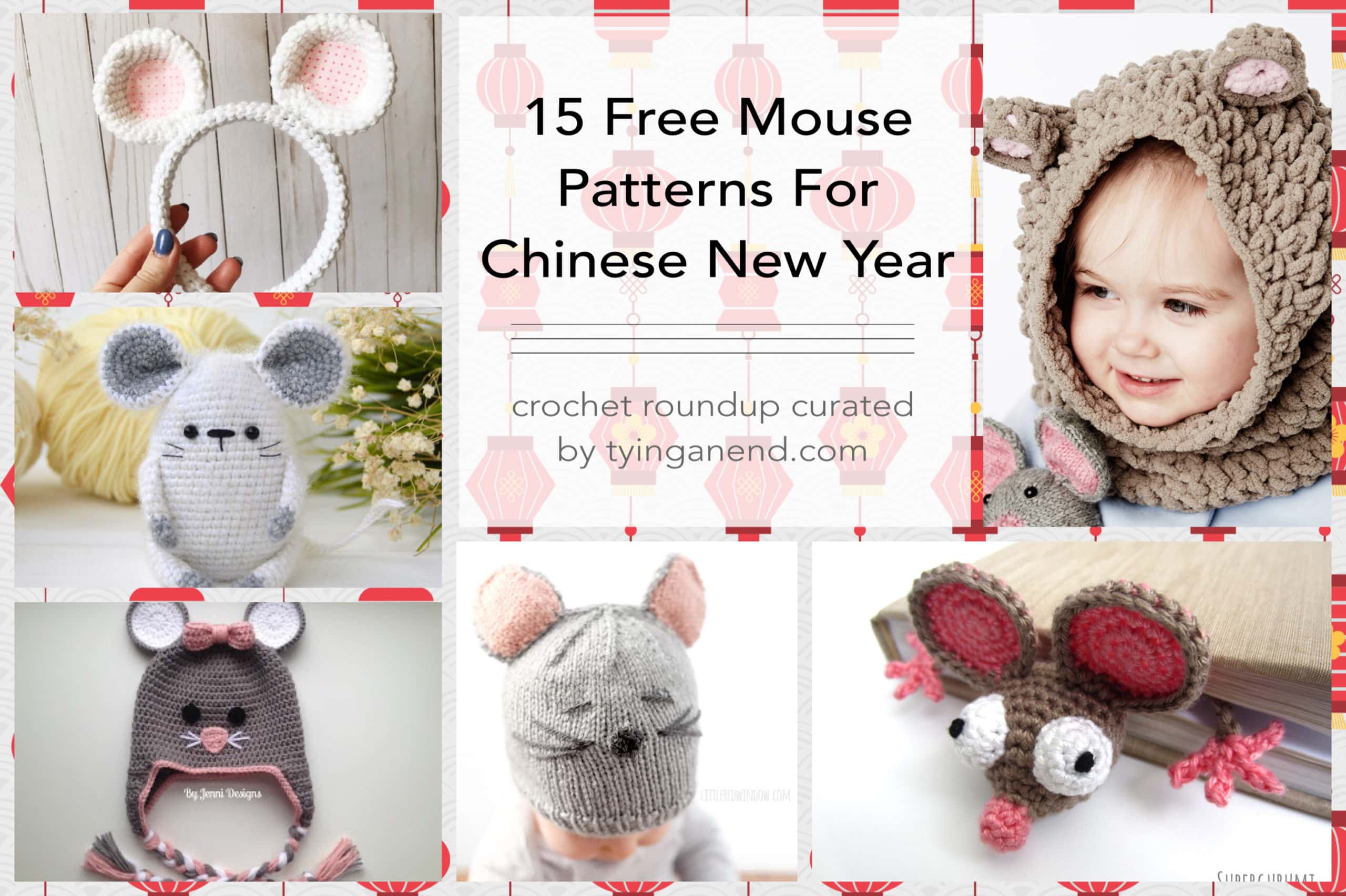 Mouse Patterns for Chinese New Year 2020