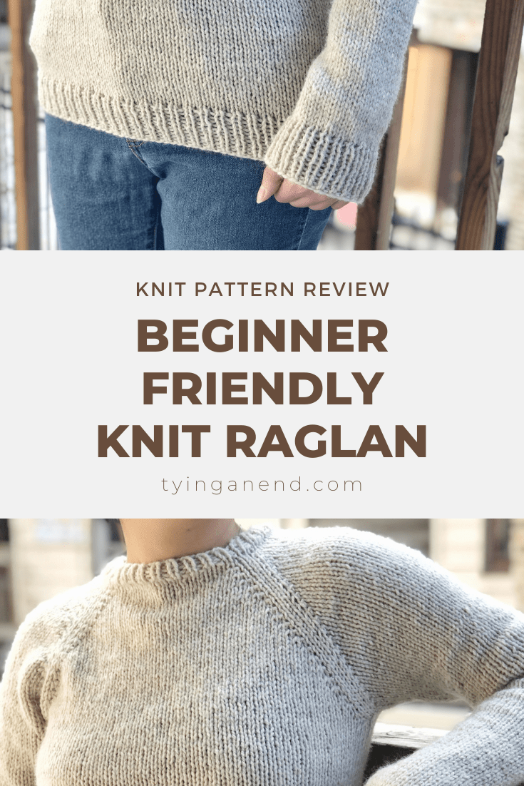 raglan sweater - stockinette beginner raglan LITE