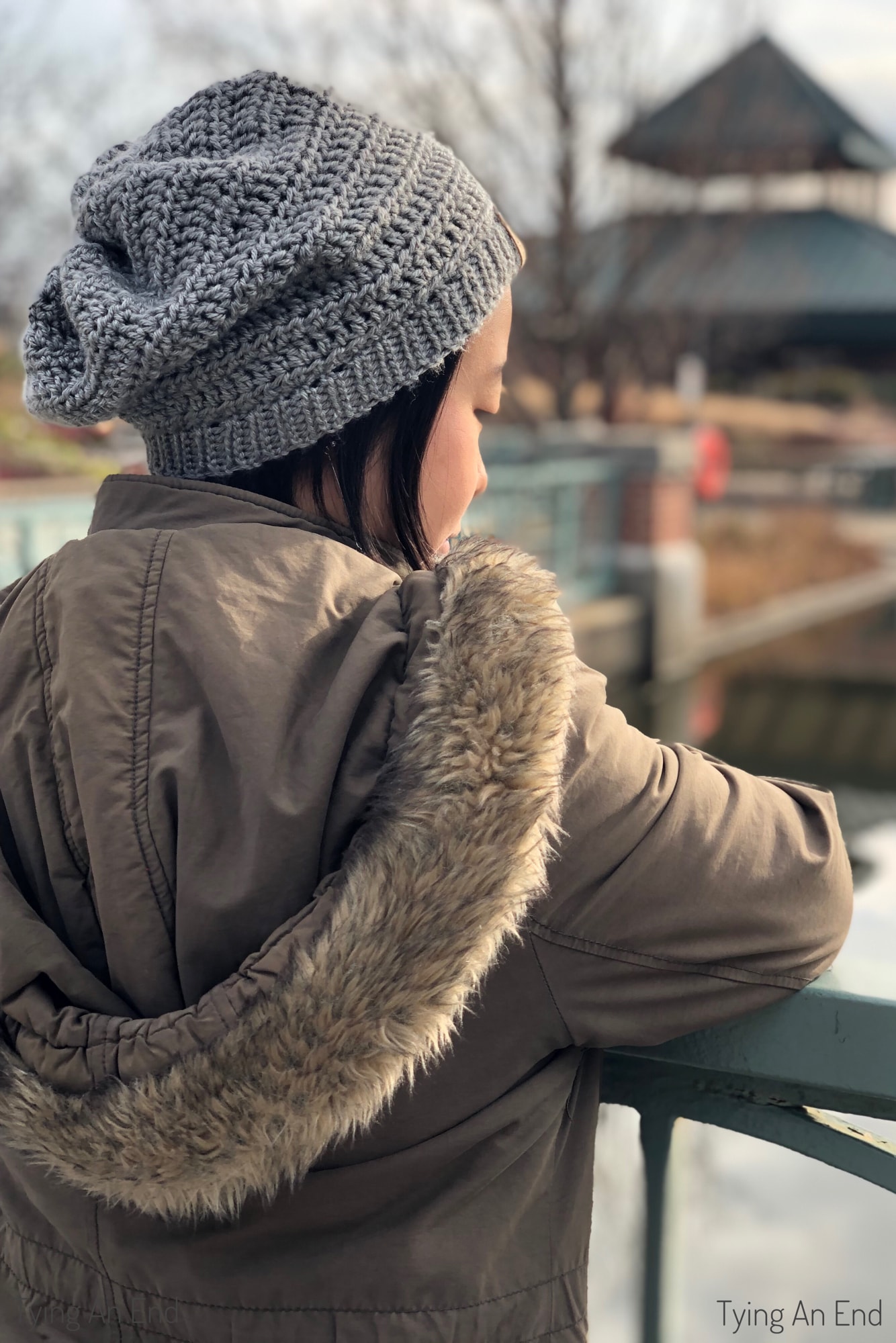 crochet slouchy beanie