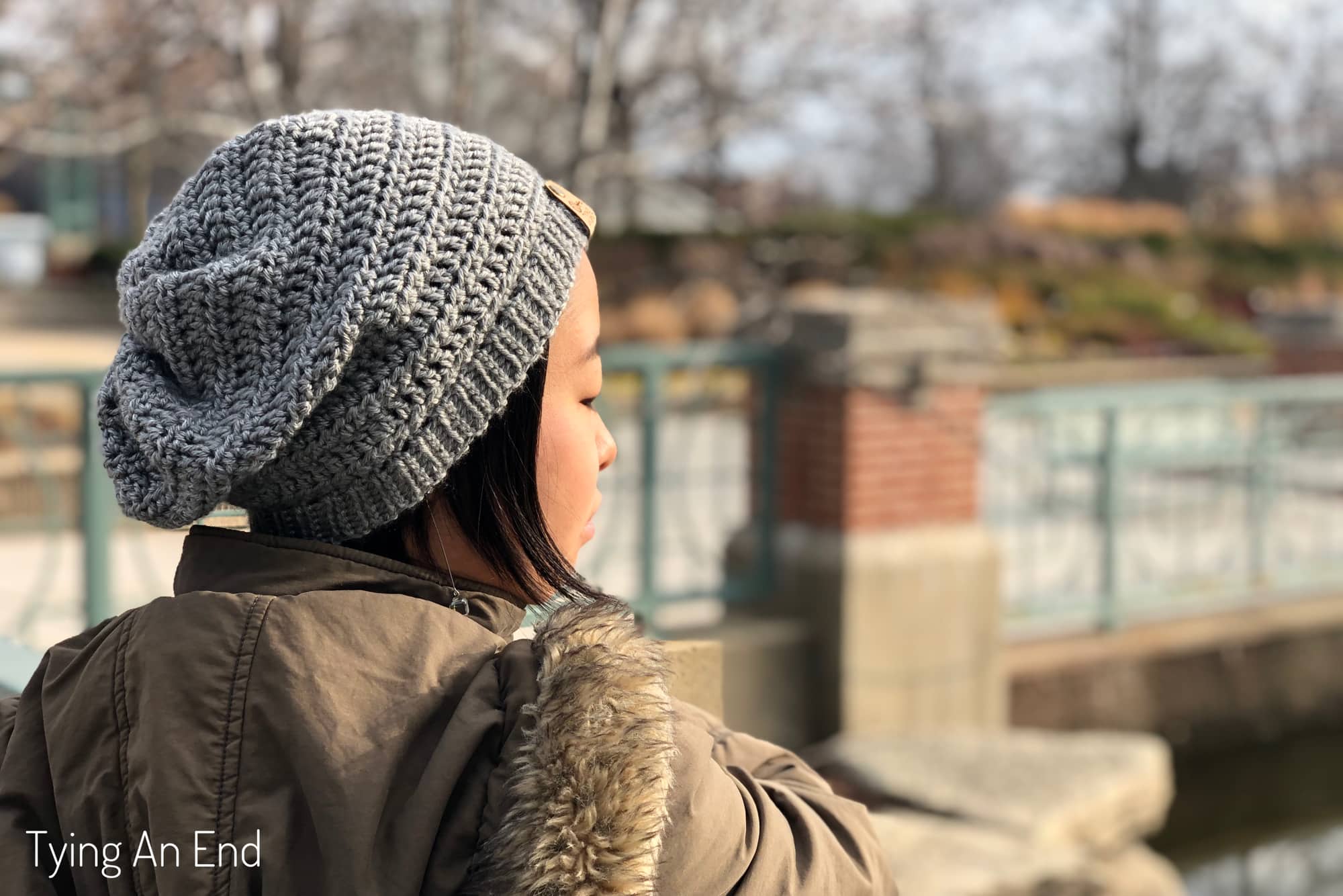 crochet slouchy beanie