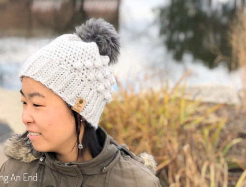 bobble stitch crochet beanie